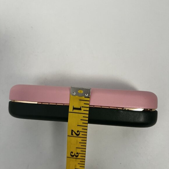 Kate Spade Authentic Hard Clamshell Eyeglasses Case - Pink Green - Picture 10 of 11